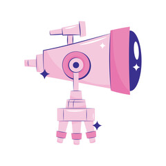 pink telescope design