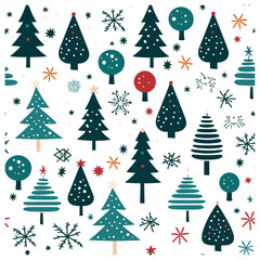 Christmas Seamless Pattern vector