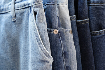 blue jeans in the market