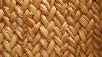 Woven straw texture with a natural and organic feel