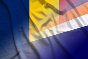 Chad and Marshall Islands national flag transborder contract MHL CHL