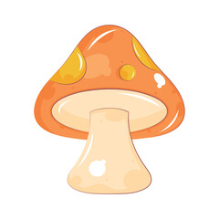 autumn mushroom illustration
