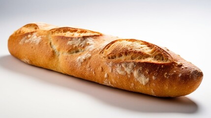 Fototapeta premium Close-up of a baguette AI Generative