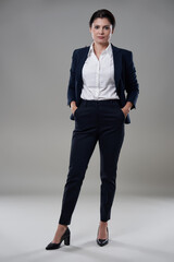 Mature businesswoman in suit