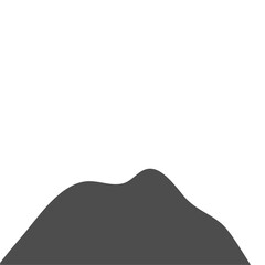 Foggy Mountains Silhouette