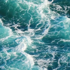 Seamless seawater texture with foam