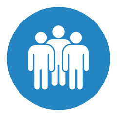 Symbol, ikona ludzi. Plik wektorowy.