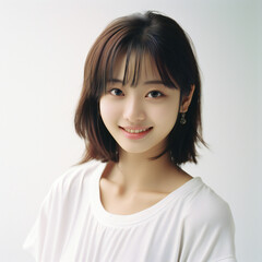 Fototapeta premium 10代の微笑む美しい女性