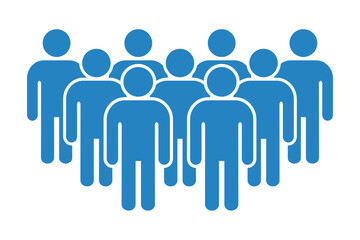 Symbol, ikona ludzi. Plik wektorowy.