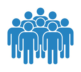 Symbol, ikona ludzi. Plik wektorowy.