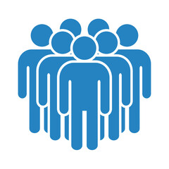 Symbol, ikona ludzi. Plik wektorowy.