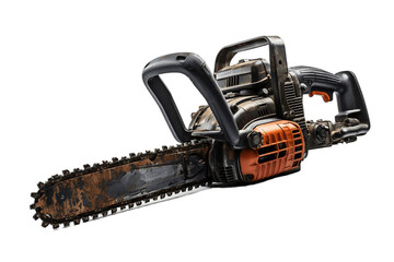 Chainsaw with Transparent Background. AI