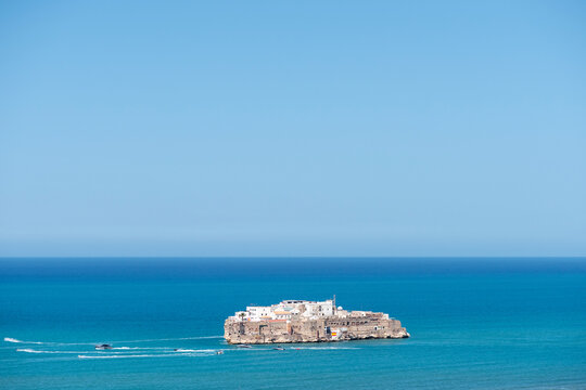 Penon de Alhucemas Island Fortress, Alhucemas Islands -  Spanish Enclave off the Moroccan Coast at Al Hoceima Morocco