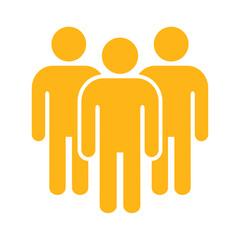 Symbol, ikona ludzi. Plik wektorowy