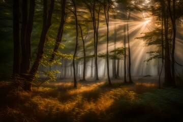 Fototapeta premium sunset on the lake ,Bath stock photo