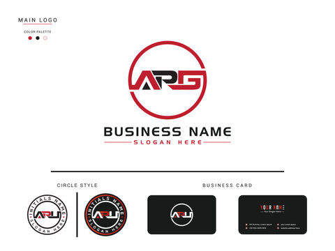Minimalist Luxury APG Logo Letter Vector Icon Design