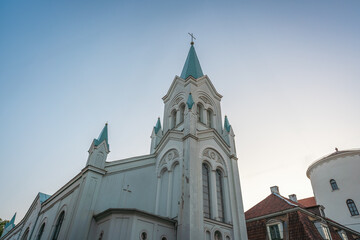 Fototapeta na wymiar Our Lady of Sorrows Church - Riga, Latvia