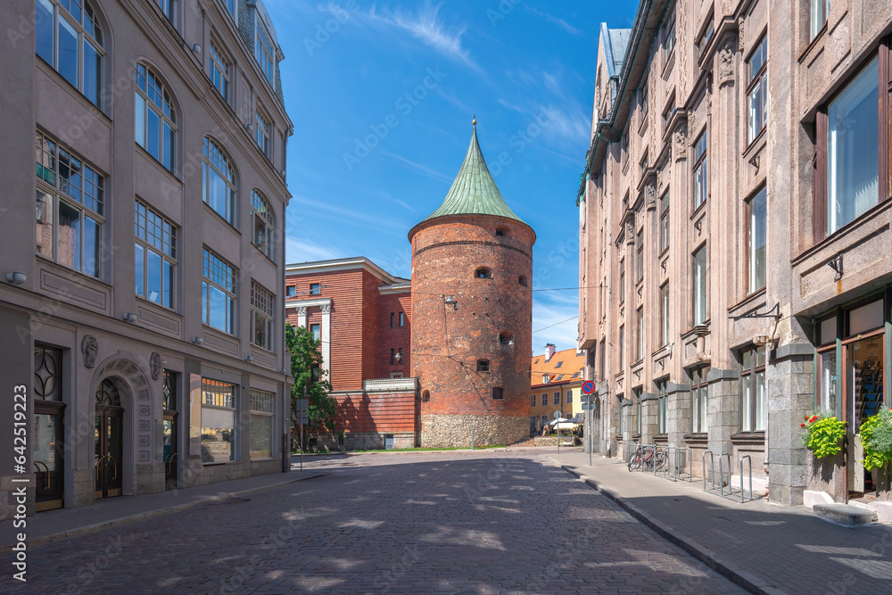 Poster Powder Tower - Riga, Latvia