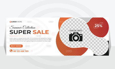 Fashion social media cover and web banner design.