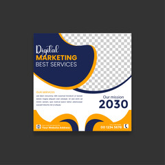  Style Banner poster marketing social media vector design template 