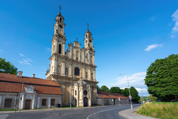 Fototapeta na wymiar Church of the Ascension - Vilnius, Lithuania