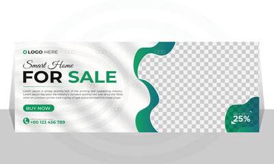 Real estate social media cover and web banner design.