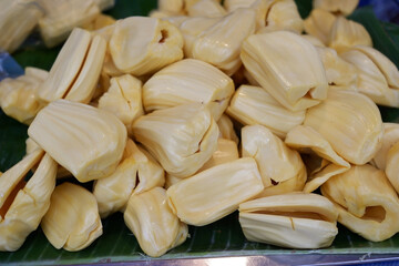 Jackfruit that has been removed from the seeds.