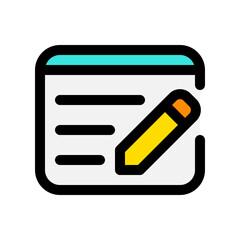 Editable copywriting vector icon. SEO, marketing, business. Part of a big icon set family. Perfect for web and app interfaces, presentations, infographics, etc