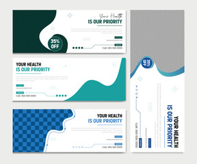 Real estate Facebook cover banner template design, modern abstract flat corporate real estate construction Facebook cover bundle, banner, timeline cover, social media post, web banner, template design