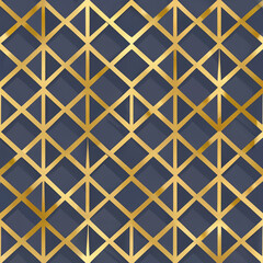 Golden vector geometric seamless pattern. Retro vintage style seamless texture with diamonds, rhombuses, zigzag lines, chevron. Elegant geo ornament. Abstract luxury gold background. Repeat design. Ar