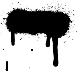 Spray Paint Abstract Vector Elements isolated on White Background. Lines and Drips Set. Street style.	