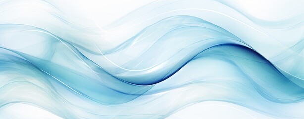 Fototapeta premium abstract blue waves background