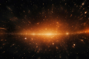 Fototapeta na wymiar Galactic Glow: Particle Starscape