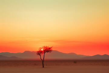 Spectacular Sand Dunes at Sunset