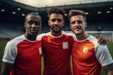 Fototapeta premium Football Action: Up-Close and Personal