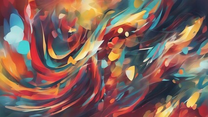 inspiration from the cosmos to craft an abstract background
