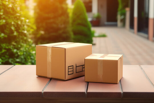 2,338 Package Delivery Doorstep Images, Stock Photos, 3D objects, & Vectors