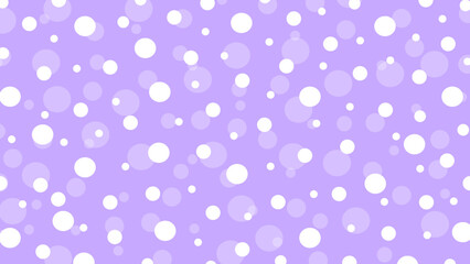 Purple seamless pattern with white drops