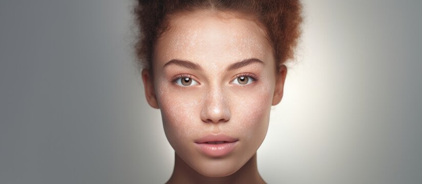 Composite portrait of a young woman with diverse skin promoting awareness and treatment for skin pigmentation