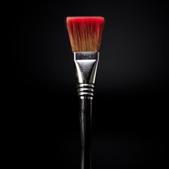 Artistic Paintbrush Art Tool Photorealistic Square Illustration. Design and Creativity. Ai Generated Trendy Illustration with Professional Graphic Paintbrush Art Tool.