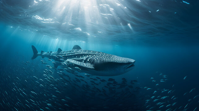Beautiful underwater wildlife