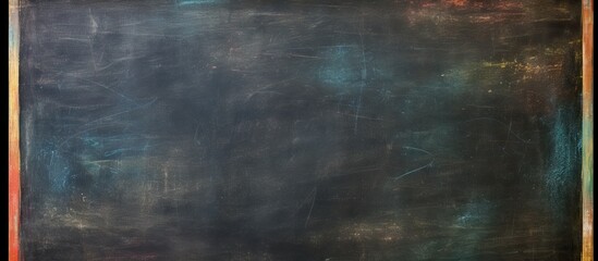 Chalk erased on blackboard or chalkboard texture - Powered by Adobe