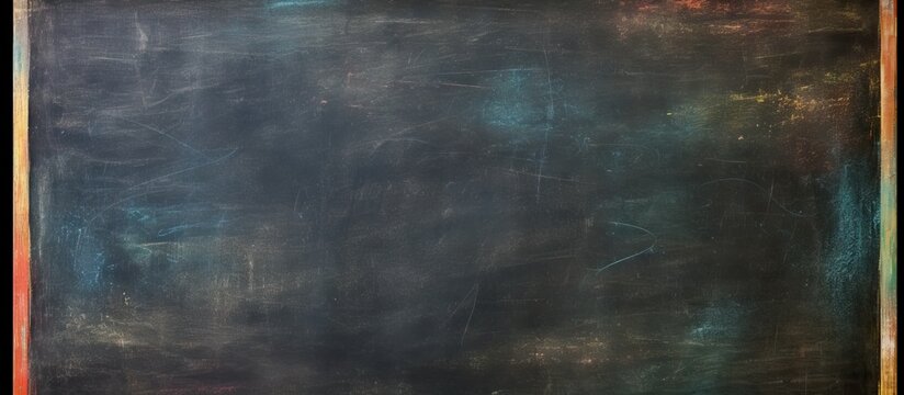 Chalk erased on blackboard or chalkboard texture