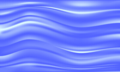 Template of soft blue background. Vector pastel cyan wallpaper with blurred fluid gradient. Digital backdrop with wavy texture for web or print cover banners, posters, flyers