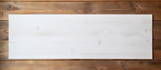 White document on aged timber backdrop area for text