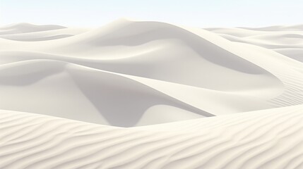 Fototapeta na wymiar Seamless white desert sand dunes, background, high quality, 16:9
