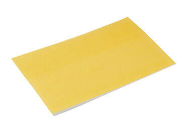 Top view of lasagna sheets isolated on white