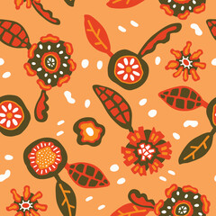 Abstract vector pattern. Can be printed on any material: package, merch, fabric, home. space pattern.