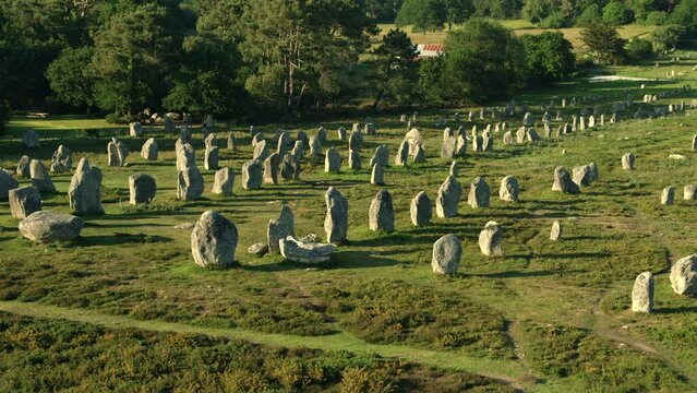 drone menhirs de carnac