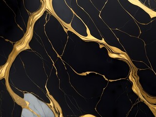 Black marble stone texture background material. Marble luxury realistic black gold marble background. Stone veneer, marbling texture design. black golden marble background vector design. 